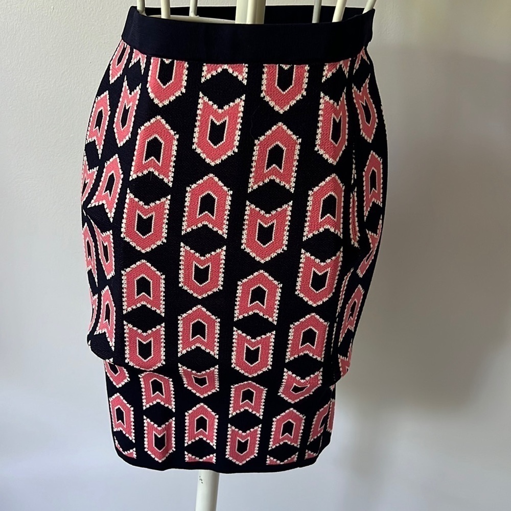 Jealous Tomato skirt- navy blue and pink